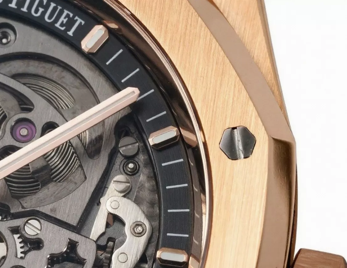 Royal Oak 15407 41mm RG/RG Skeleton Dial THBF SH3132 V2 Super Clone - Image 4