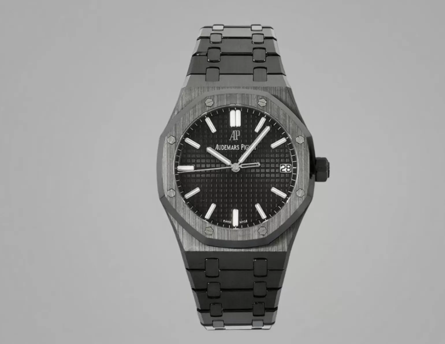 Royal Oak 41mm 15500 Black Ceramic/Cer Black Dial APSF A4302 Super Clone - Image 5
