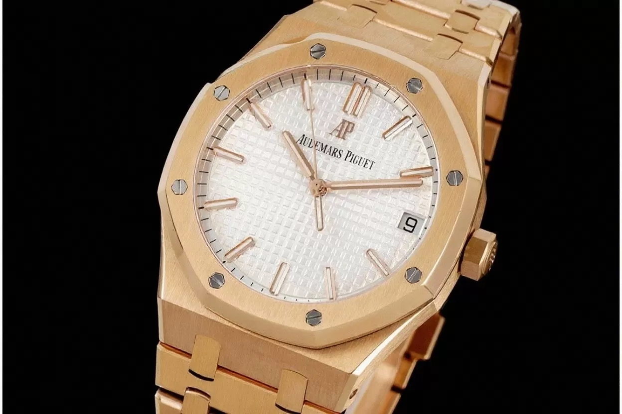 Royal Oak 41mm 15500 RG/RG White Dial ZF V2 A4302 Mod
