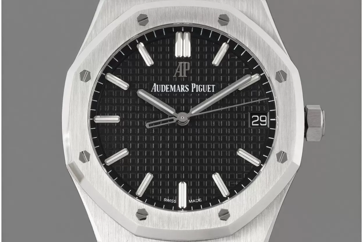 Royal Oak 41mm 15500 SS/SS Black/Stk ZF V3 A4302 Super Clone - Image 2