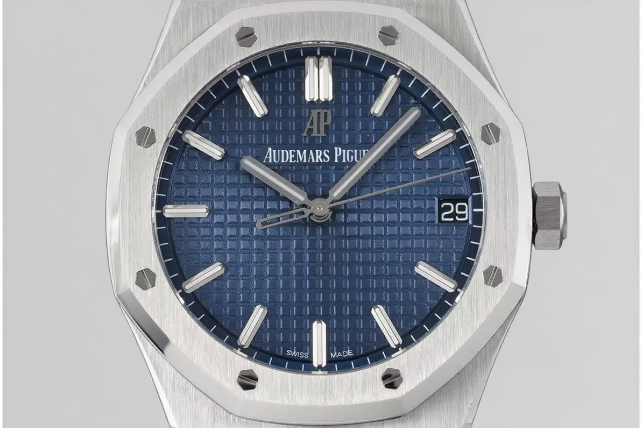 Royal Oak 41mm 15500 SS/SS Blue/Stk ZF V3 A4302 Super Clone - Image 2