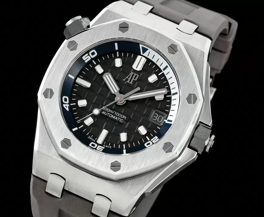 Royal Oak Offshore Diver 15720 42mm SS/RU Grey/Stk ZF A4308