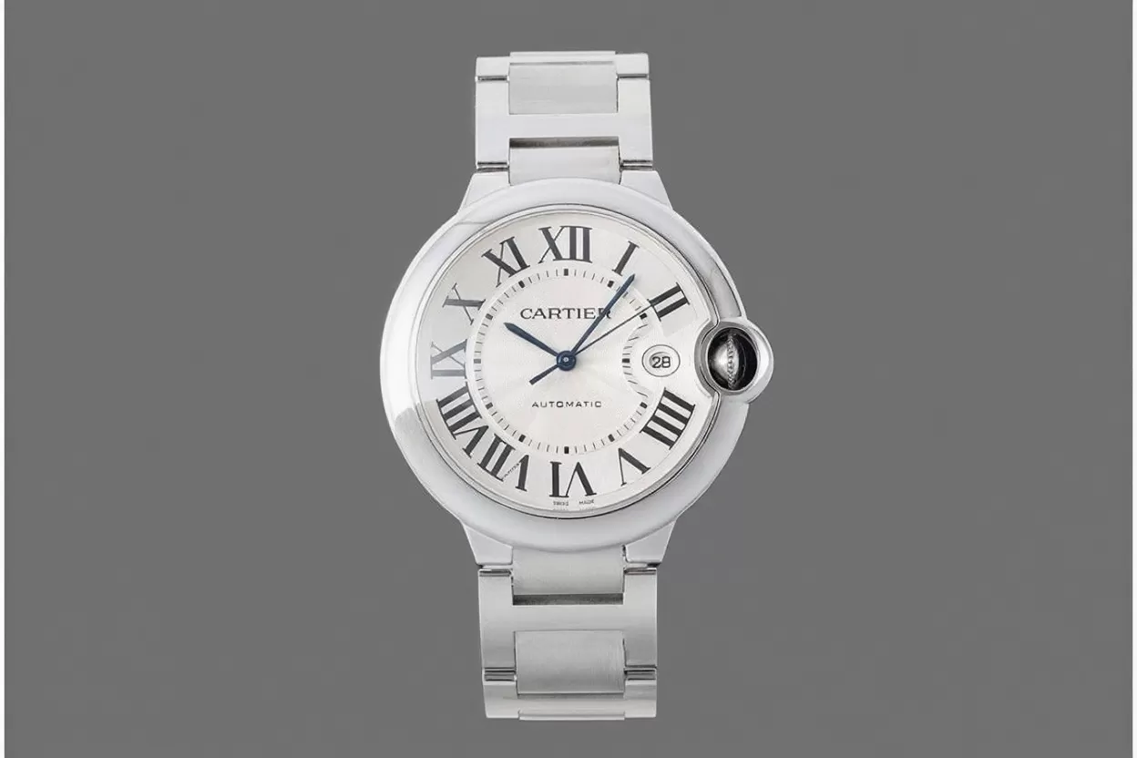 Ballon Bleu De Cartier 42mm SS/SS White Dial AF A2824