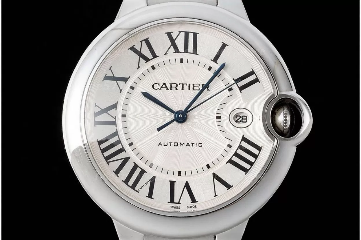 Ballon Bleu De Cartier 42mm SS/SS White Dial AF A2824 - Image 2