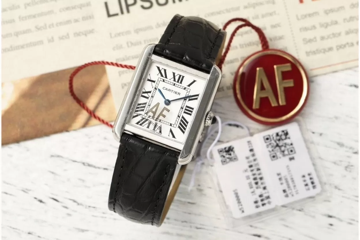 Cartier - Tank Solo 24.4mm O SS/LE White Dial AF Quartz - Image 2