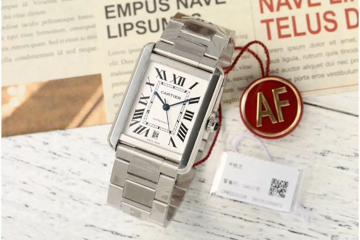 Cartier - Tank Solo 41mm SS/SS White Dial AF MY9015 - Image 2