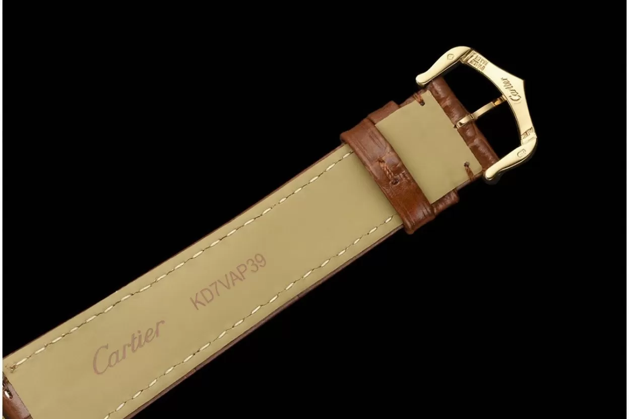 Tank Louis 25.5mm Date YG/LE Silver Dial AF Quartz - Image 17