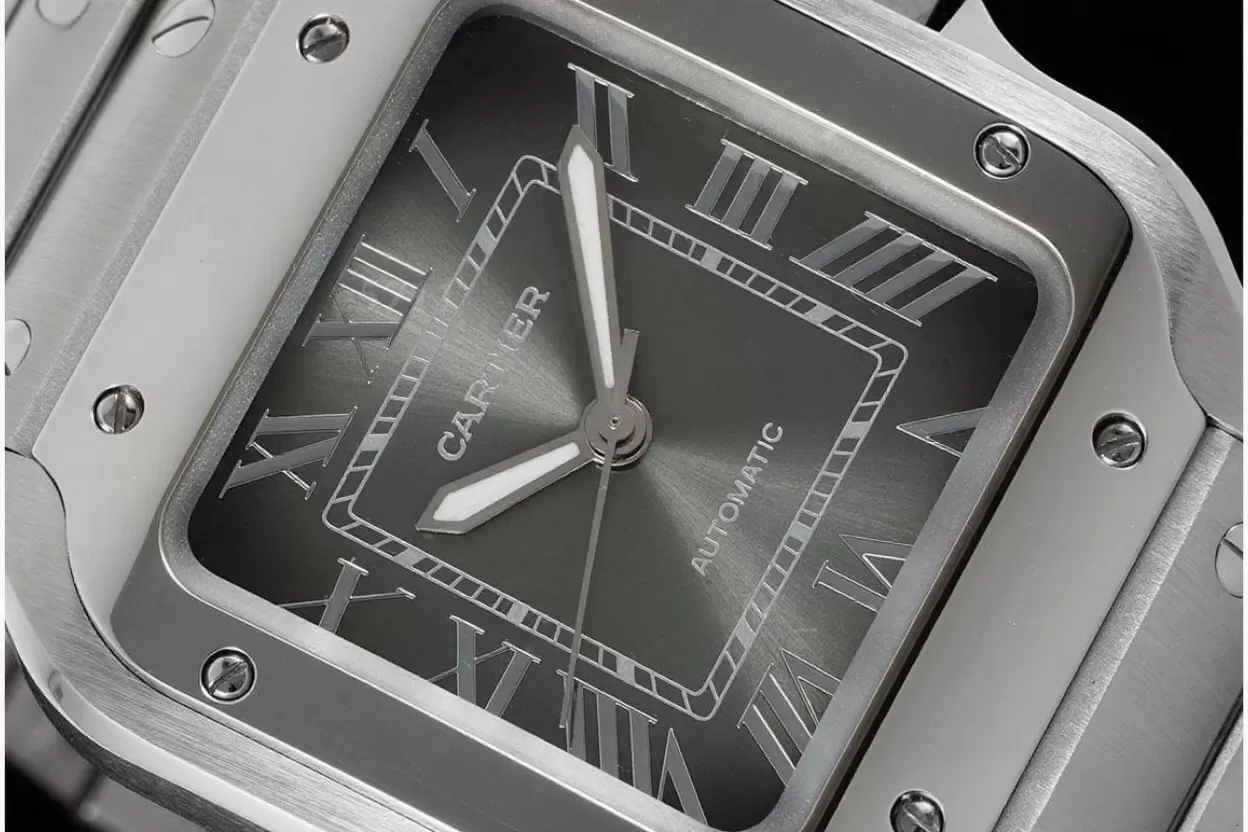 Santos De Cartier 35mm SS/SS Grey Dial AF MY9015 - Image 3