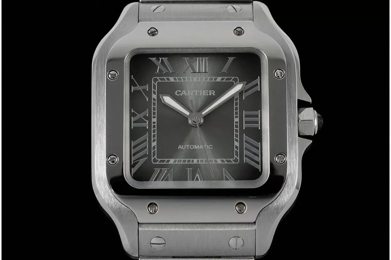 Santos De Cartier 35mm SS/SS Grey Dial AF MY9015 - Image 2
