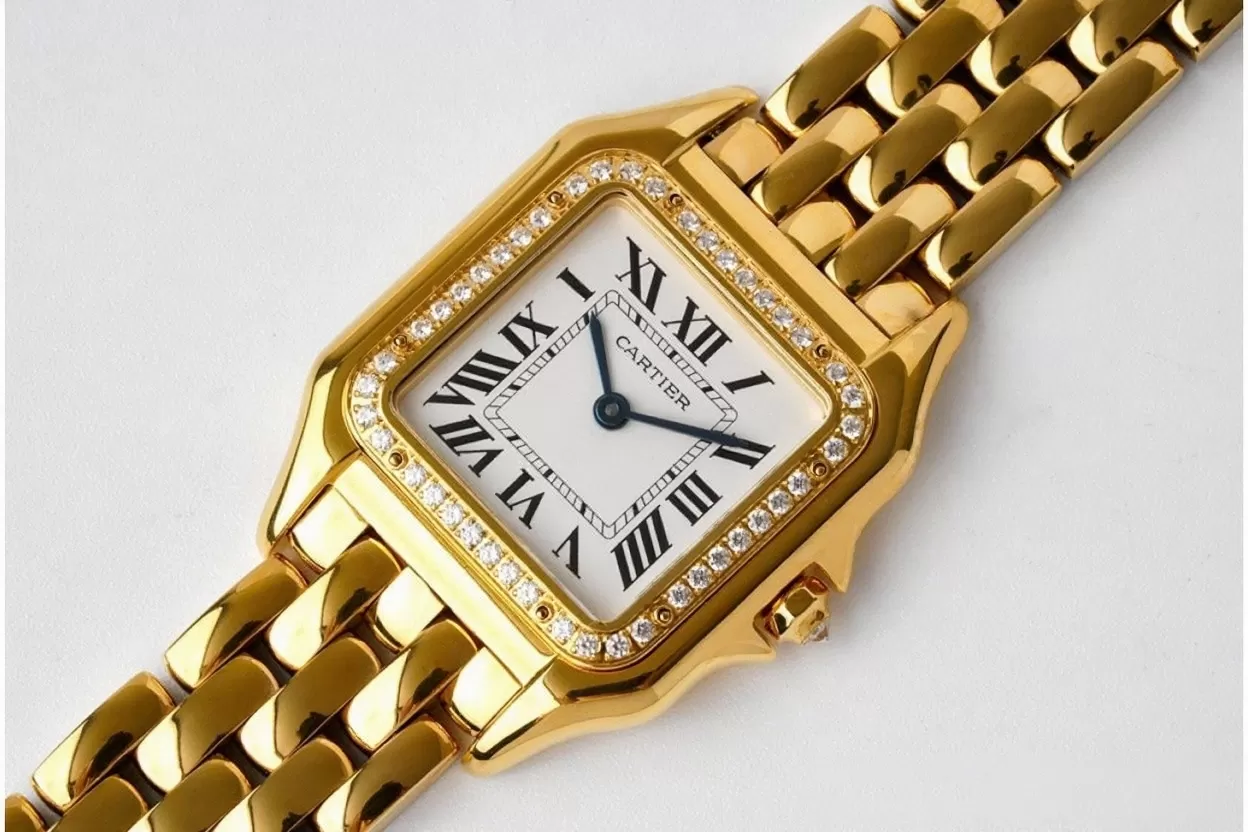 Panthere Secrete De Ladies 27mm Dia YG/YG White Dial BVF Quartz - Image 2
