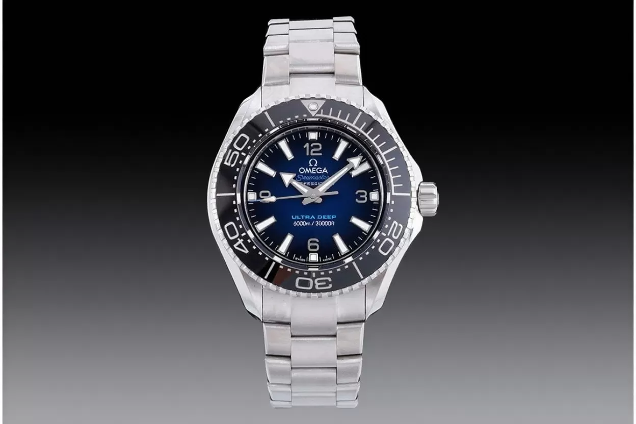 Planet Ocean Ultra Deep 45.5mm SS/SS Blue Dial SBF A8912 - Image 2