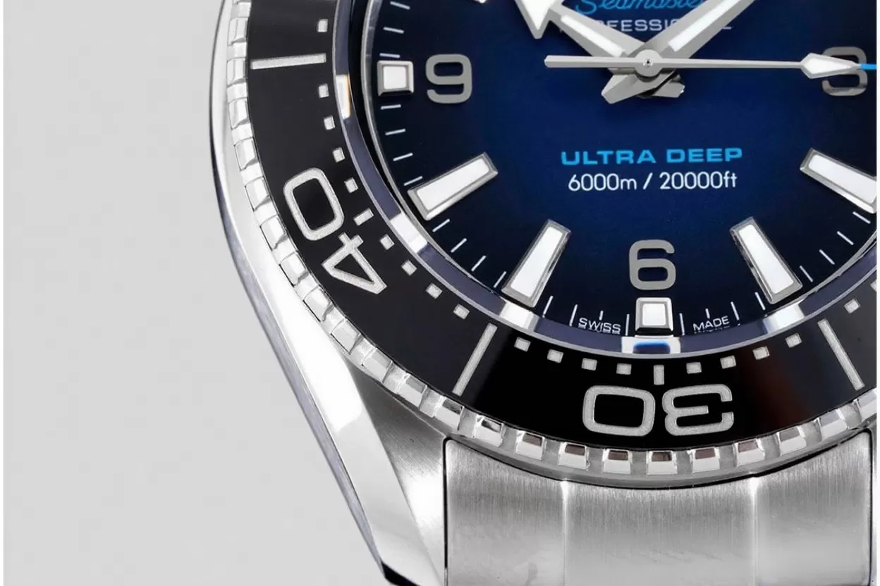 Planet Ocean Ultra Deep 45.5mm SS/SS Blue Dial SBF A8912 - Image 6