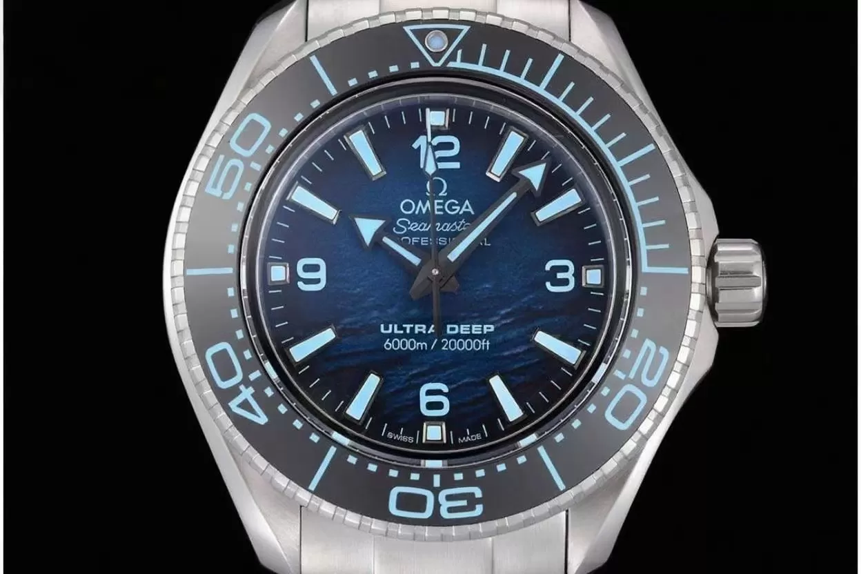 Planet Ocean Ultra Deep 'Challenger' 45.5mm SS/SS Blue Dial VSF A8912 Super Clone - Image 2