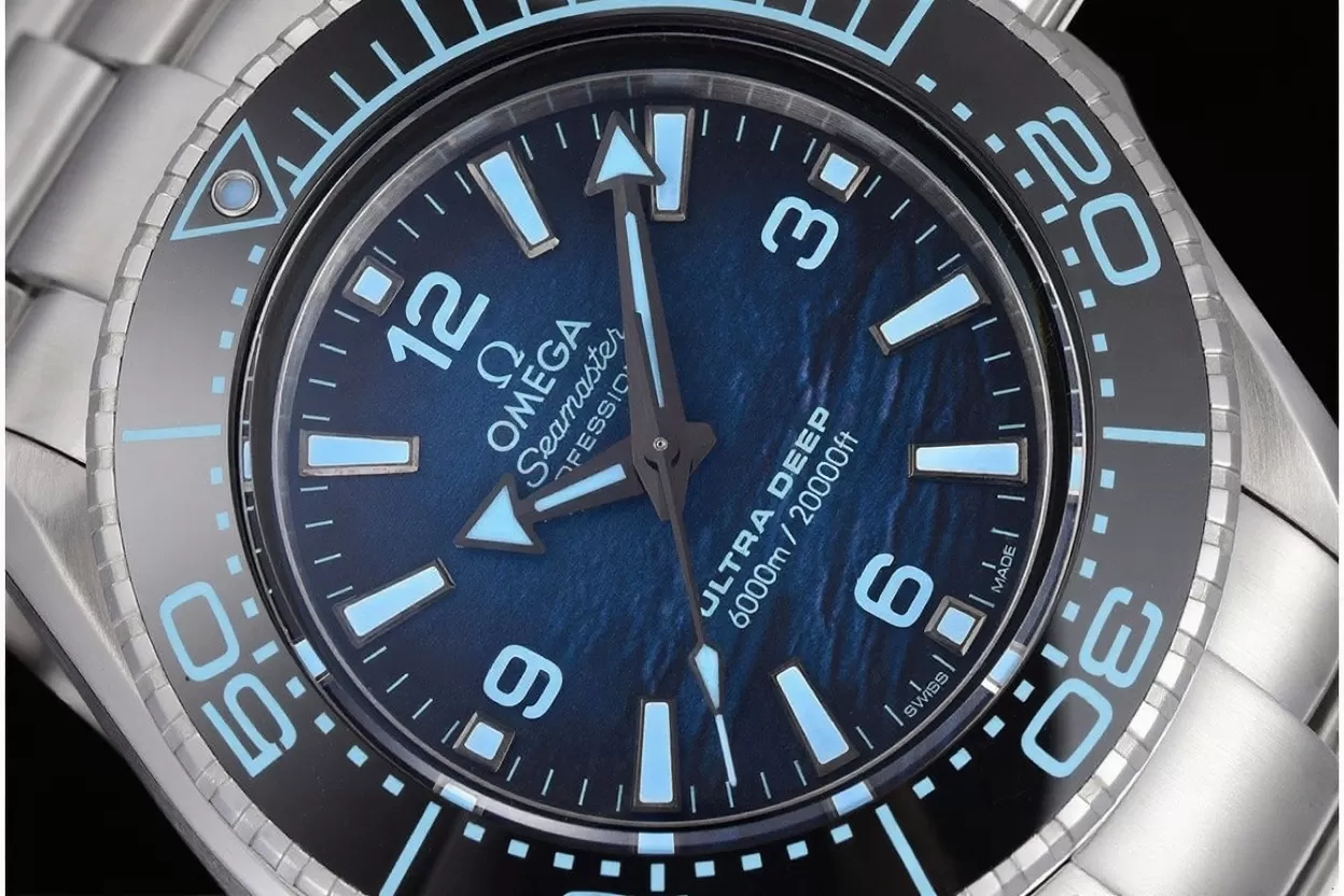 Planet Ocean Ultra Deep 'Challenger' 45.5mm SS/SS Blue Dial VSF A8912 Super Clone - Image 3