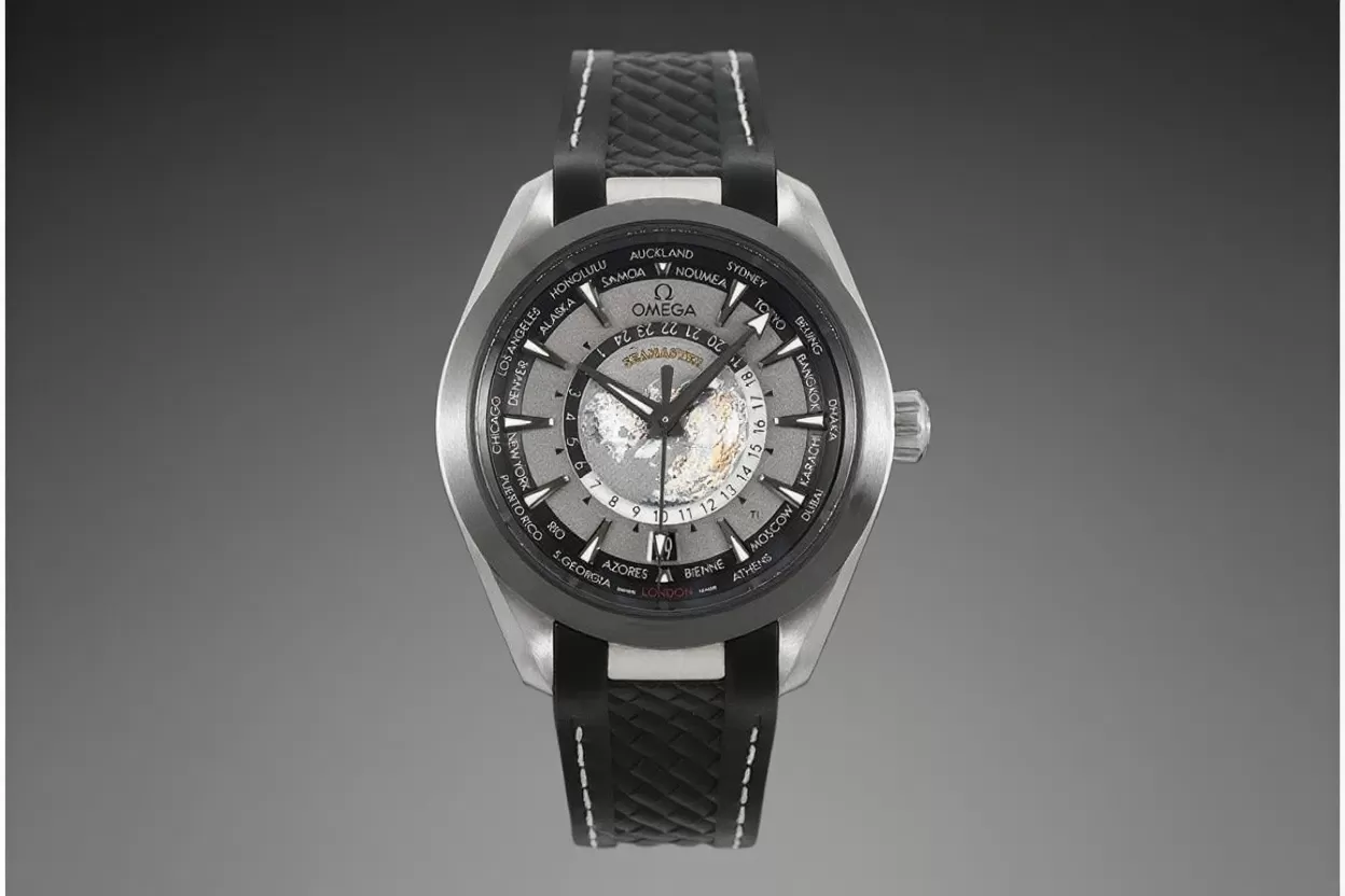 Aqua Terra 150M Worldtimer 43mm Ti/RU Grey Dial VSF A8938 - Image 2