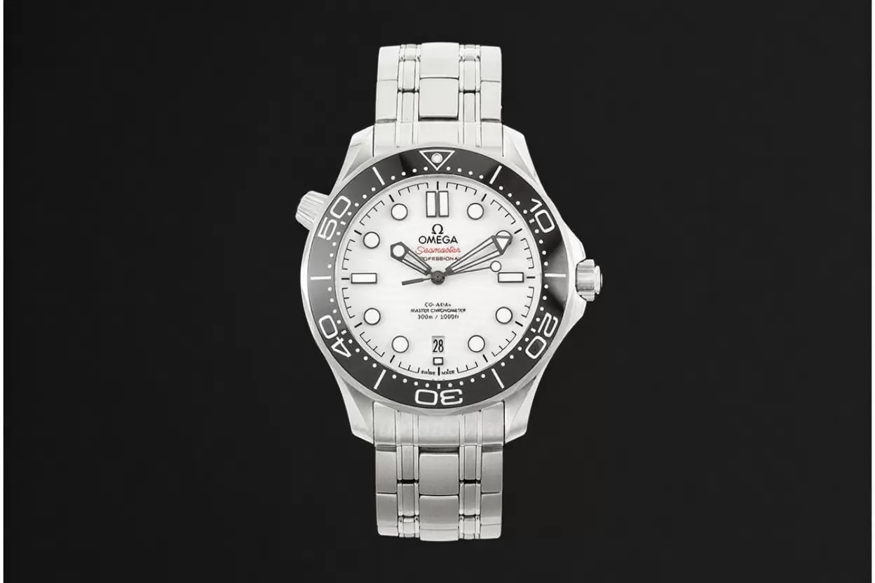 Seamaster 300m 42mm SS/SS White Dial VSF VS8800 Super Clone - Image 2