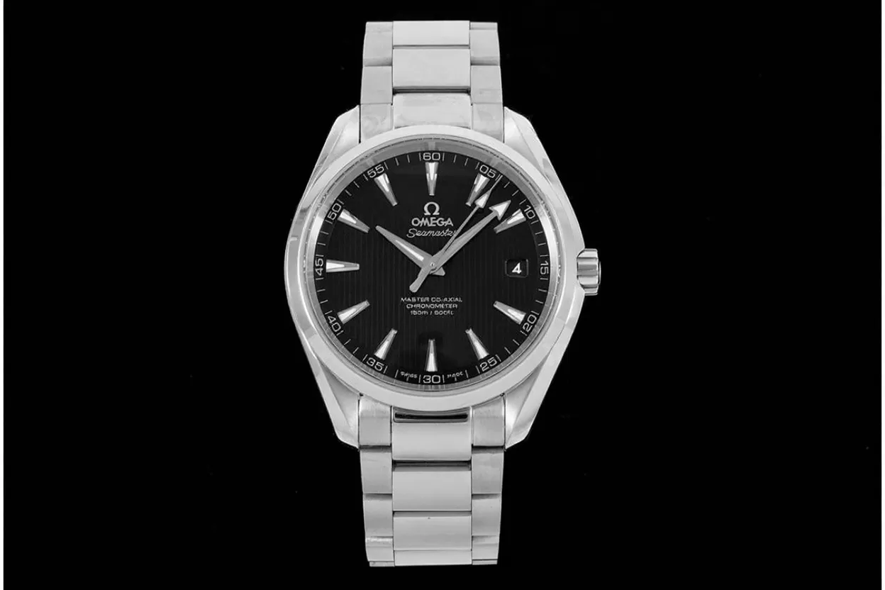 Aqua Terra 150m 41mm SS/SS Black Dial VSF A8500