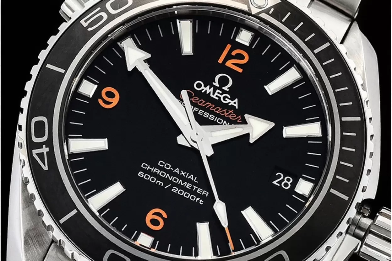 Omega - Planet Ocean 42mm Cer SS/SS Black/Org VSF Asia 8500 - Image 6