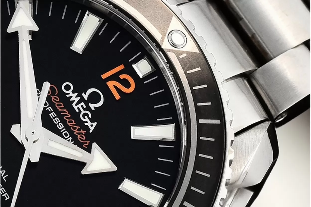 Omega - Planet Ocean 42mm Cer SS/SS Black/Org VSF Asia 8500 - Image 5