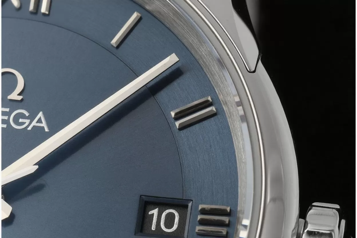 De Ville Mens Co-Axial 41mm SS/SS Blue/Roman VSF A8500 - Image 5
