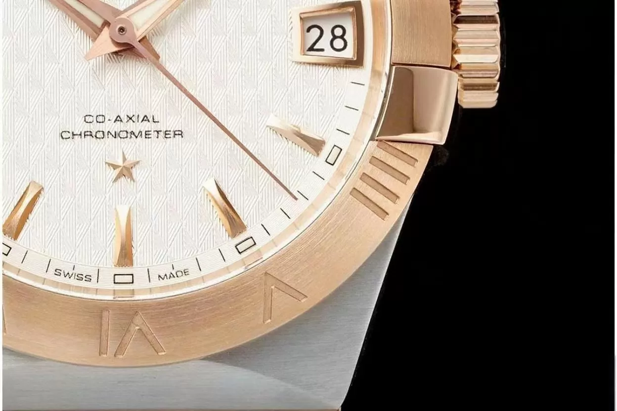 Constellation Co-Axial 38mm RG/SS White VSF Asia 8500 - Image 4