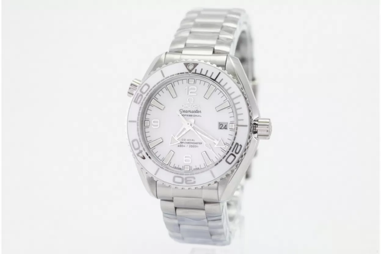 Planet Ocean 600M 39.5mm SS/SS Ladies White Dial VSF A8800 - Image 16