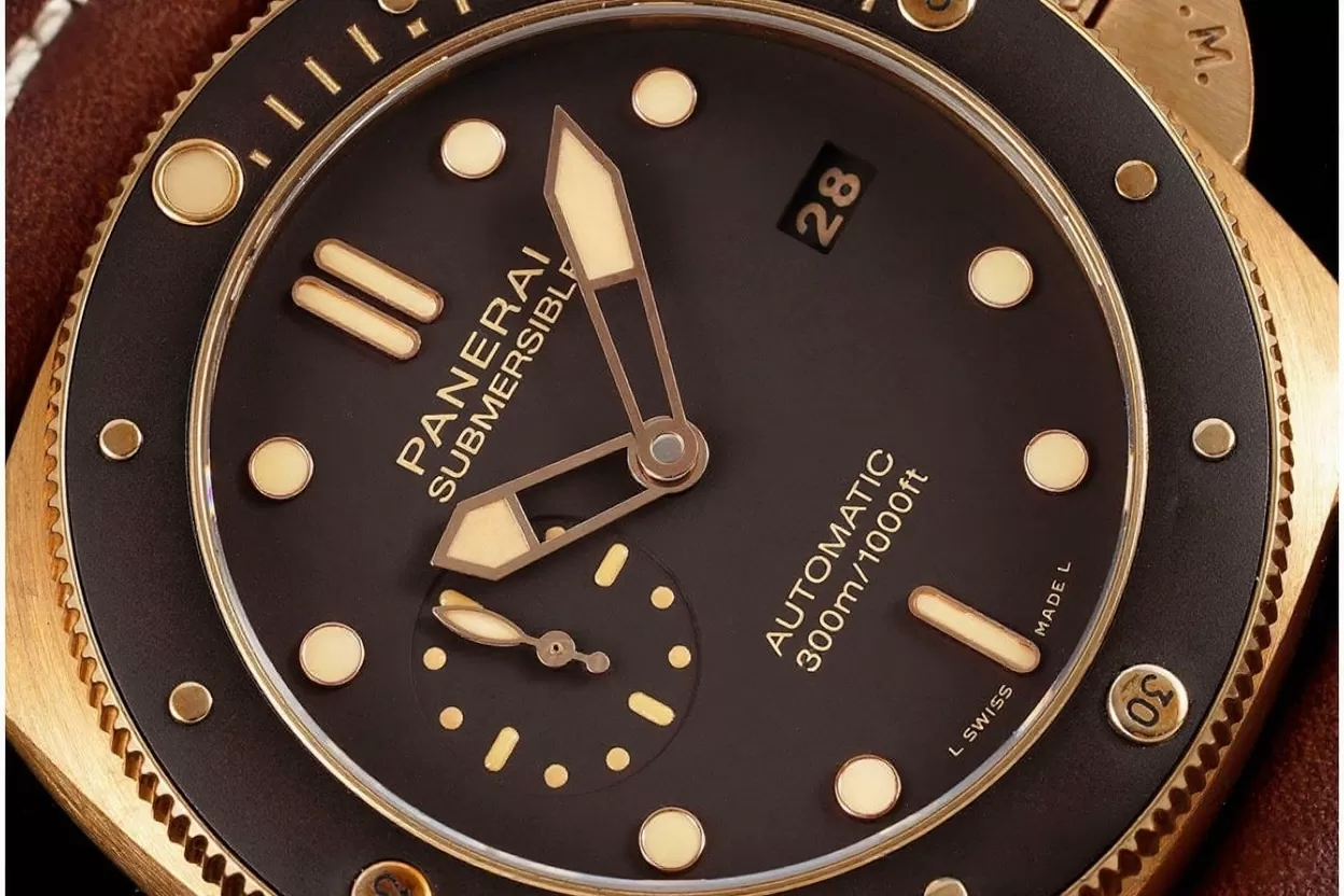 Submersible PAM968 47mm Bronzo/LE Brown Dial VSF P9010 Super Clone - Image 3