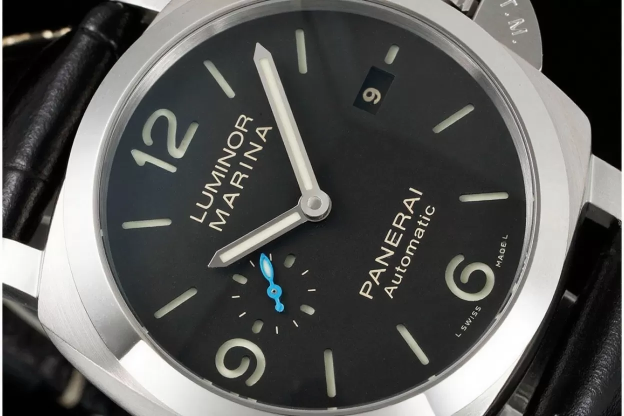 PAM1312 Lum. Marina Auto 44mm Black SS/LE VSF P9010 - Image 3