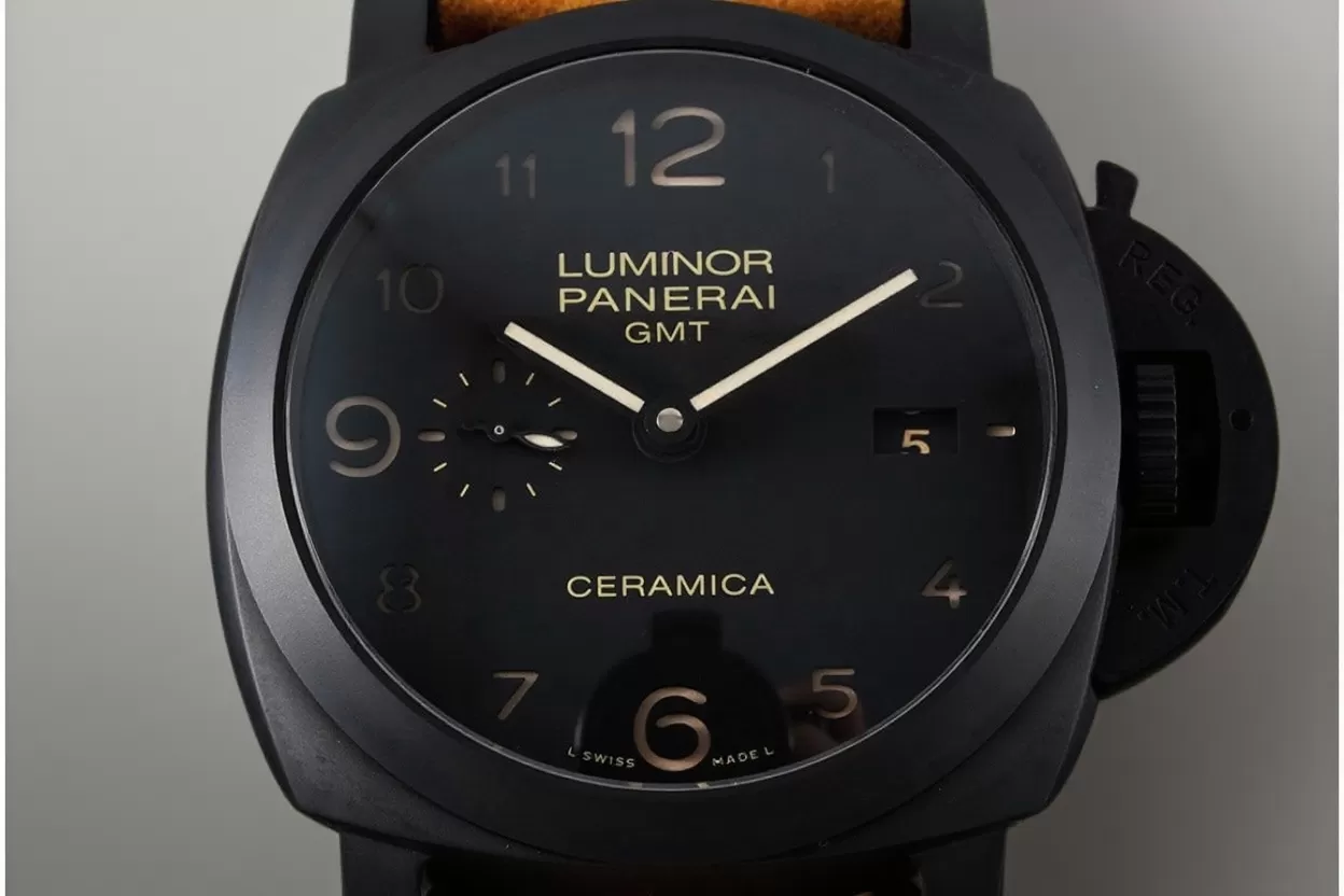 Luminor PAM441 GMT 44mm Ceramic/LE Black Dial SBF P9001 - Image 2