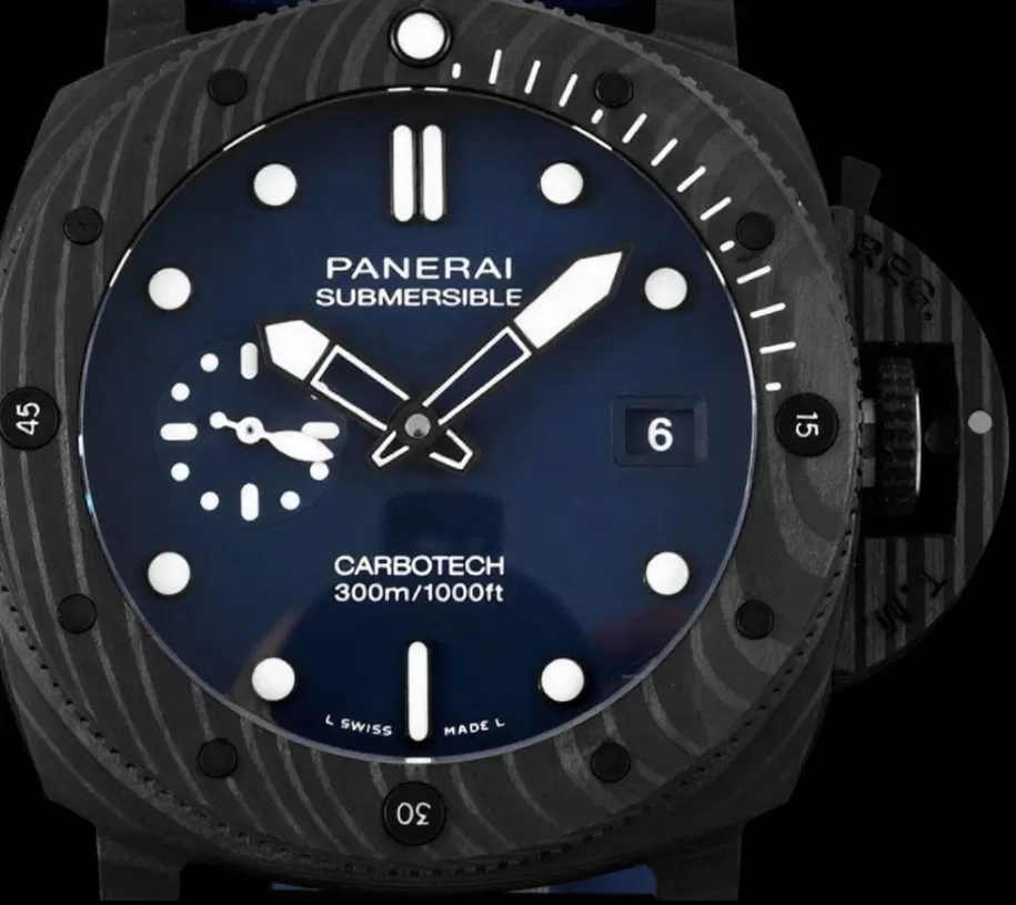 Submersible PAM1232 44mm Carbon/RU Blue Dial VSF P900 - Image 2