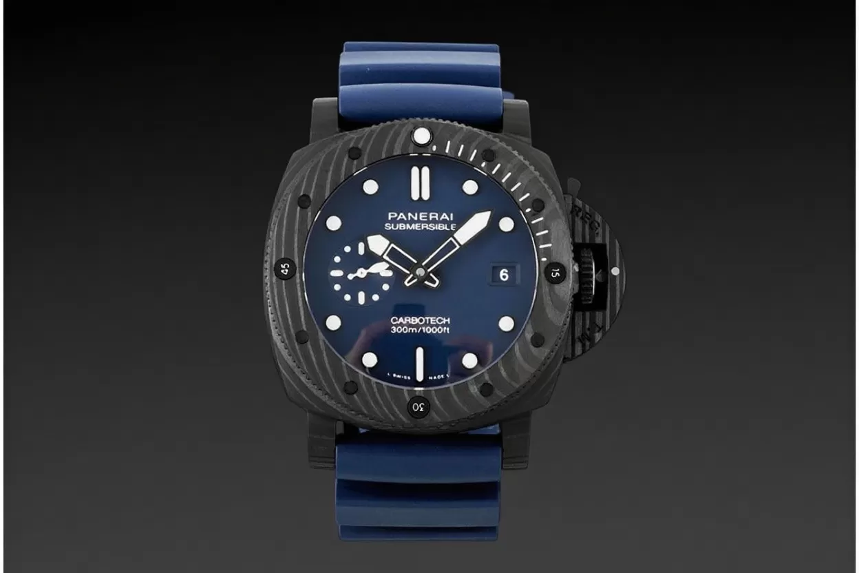 Submersible PAM1232 44mm Carbon/RU Blue Dial VSF P900 - Image 3