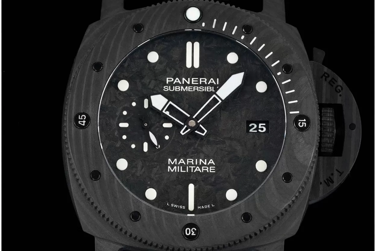 Submersible PAM979 47mm Carbon/RU Carbon Dial VSF P9010 - Image 2