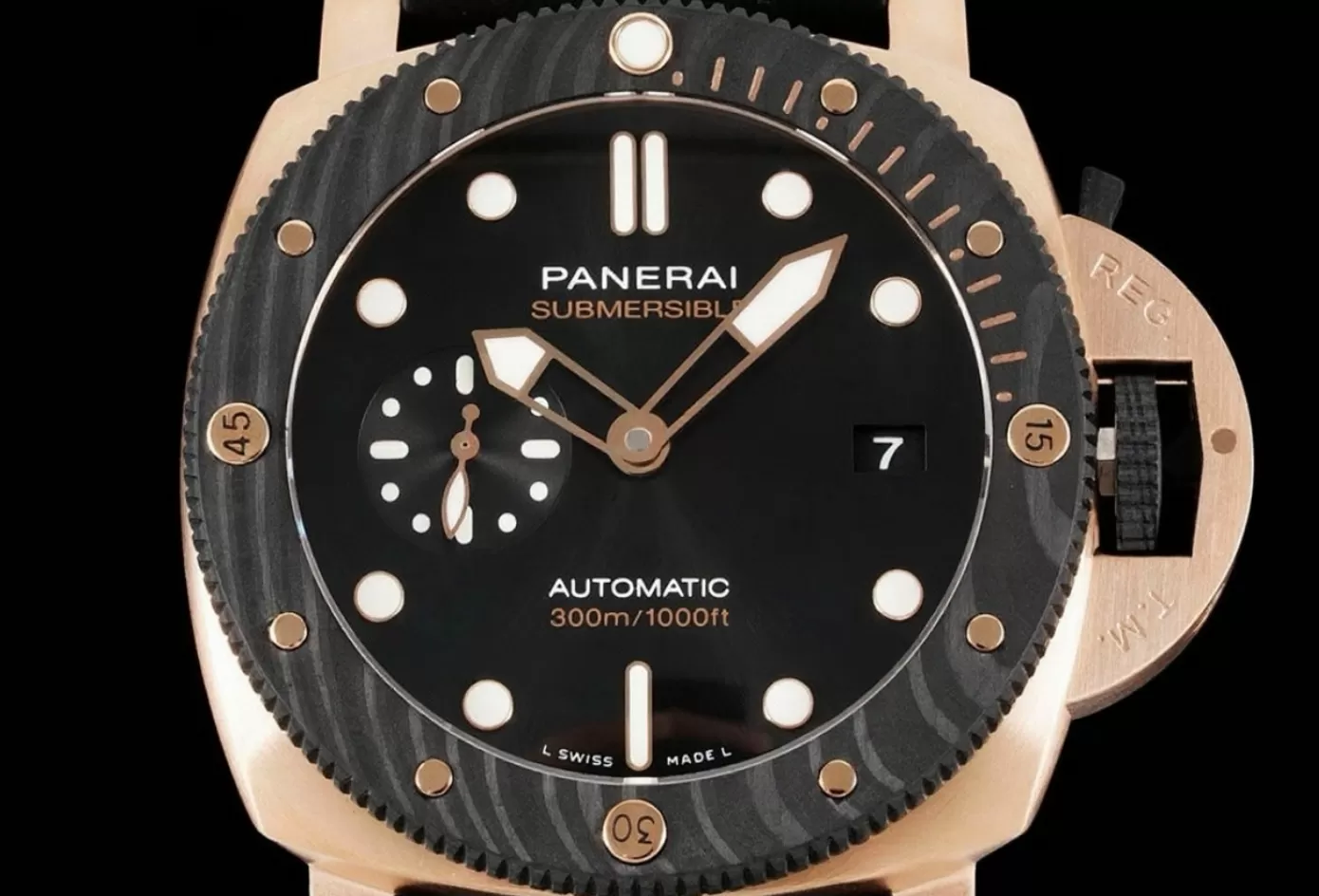 Submersible PAM1070 44mm RG/RU Black Dial VSF P900 - Image 2