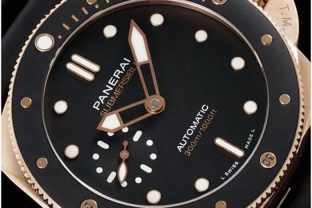 Submersible PAM2164 42mm RG/RU Black Dial VSF P900 - Image 2