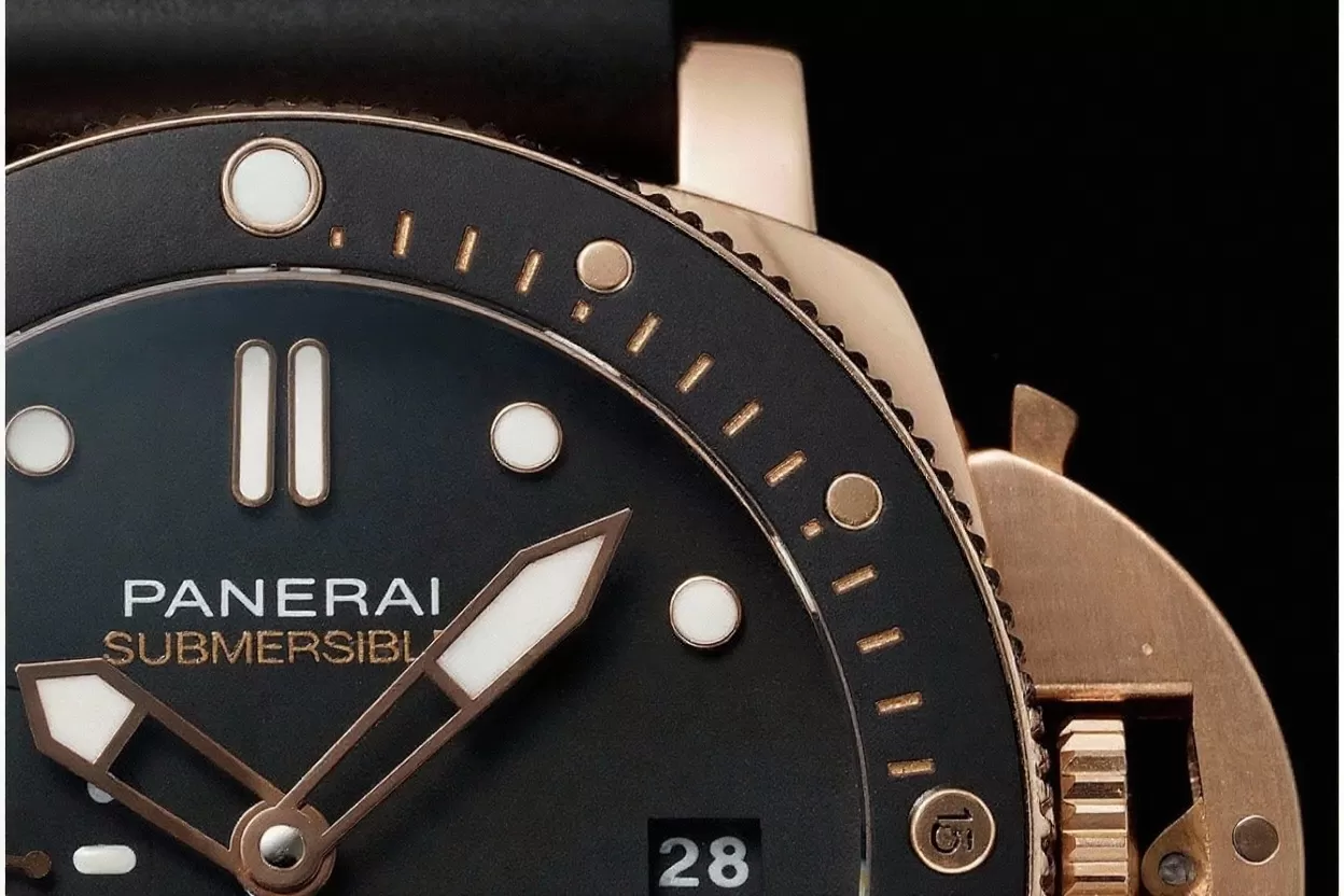 Submersible PAM2164 42mm RG/RU Black Dial VSF P900 - Image 7