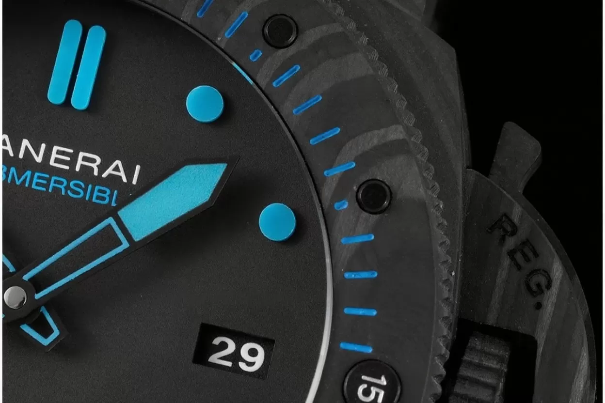 Submersible Pam1616 47mm Carbon/RU Black Dial VSF P9010 - Image 4