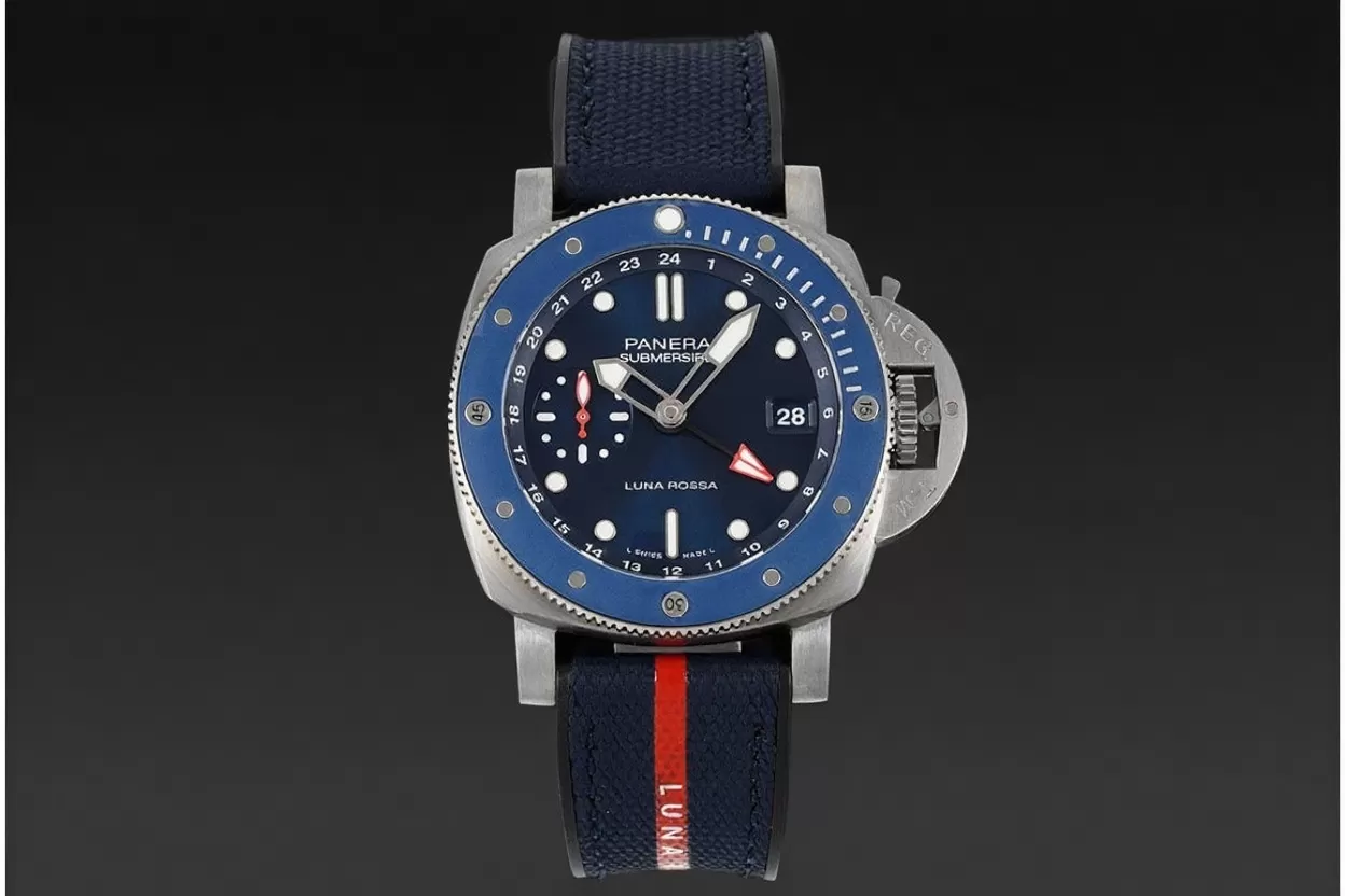 Submersible PAM1507 Luna Rossa 42mm SS/RU Blue Dial VSF P900 - Image 4