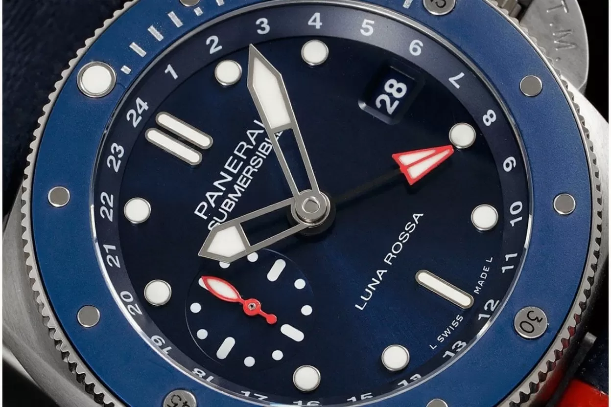Submersible PAM1507 Luna Rossa 42mm SS/RU Blue Dial VSF P900 - Image 3