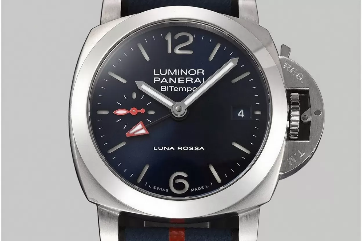 Luminor PAM1404 Bitempo GMT 40mm SS/NY Blue Dial VSF P900 - Image 2