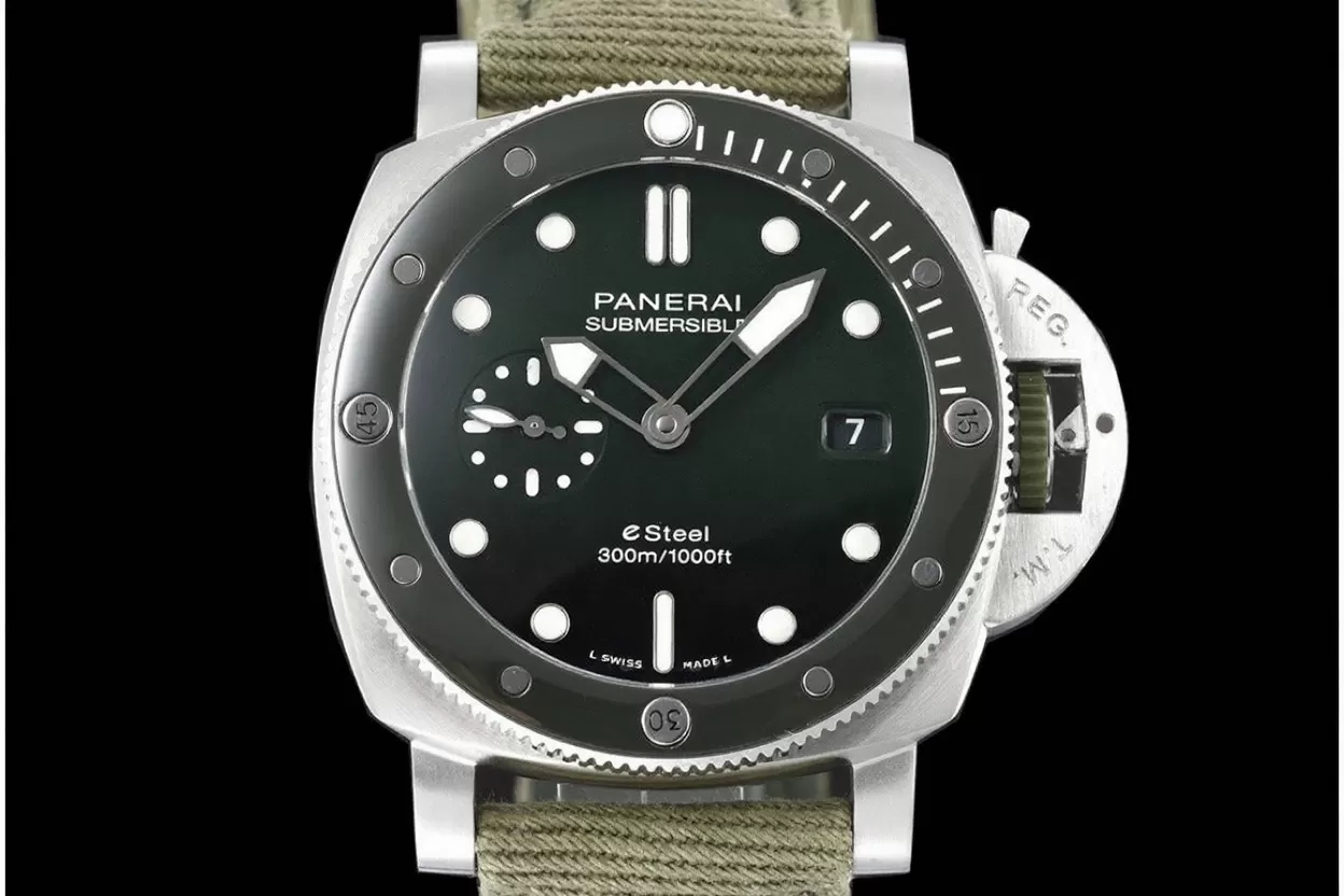 Submersible PAM1287 44MM SS/NY Green Dial VSF P900 - Image 2