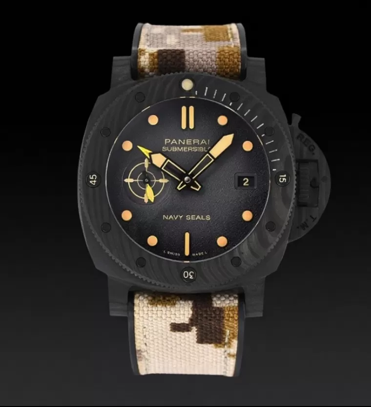 Submersible PAM1513 44mm Carbon/NY Grey Dial VSF P900