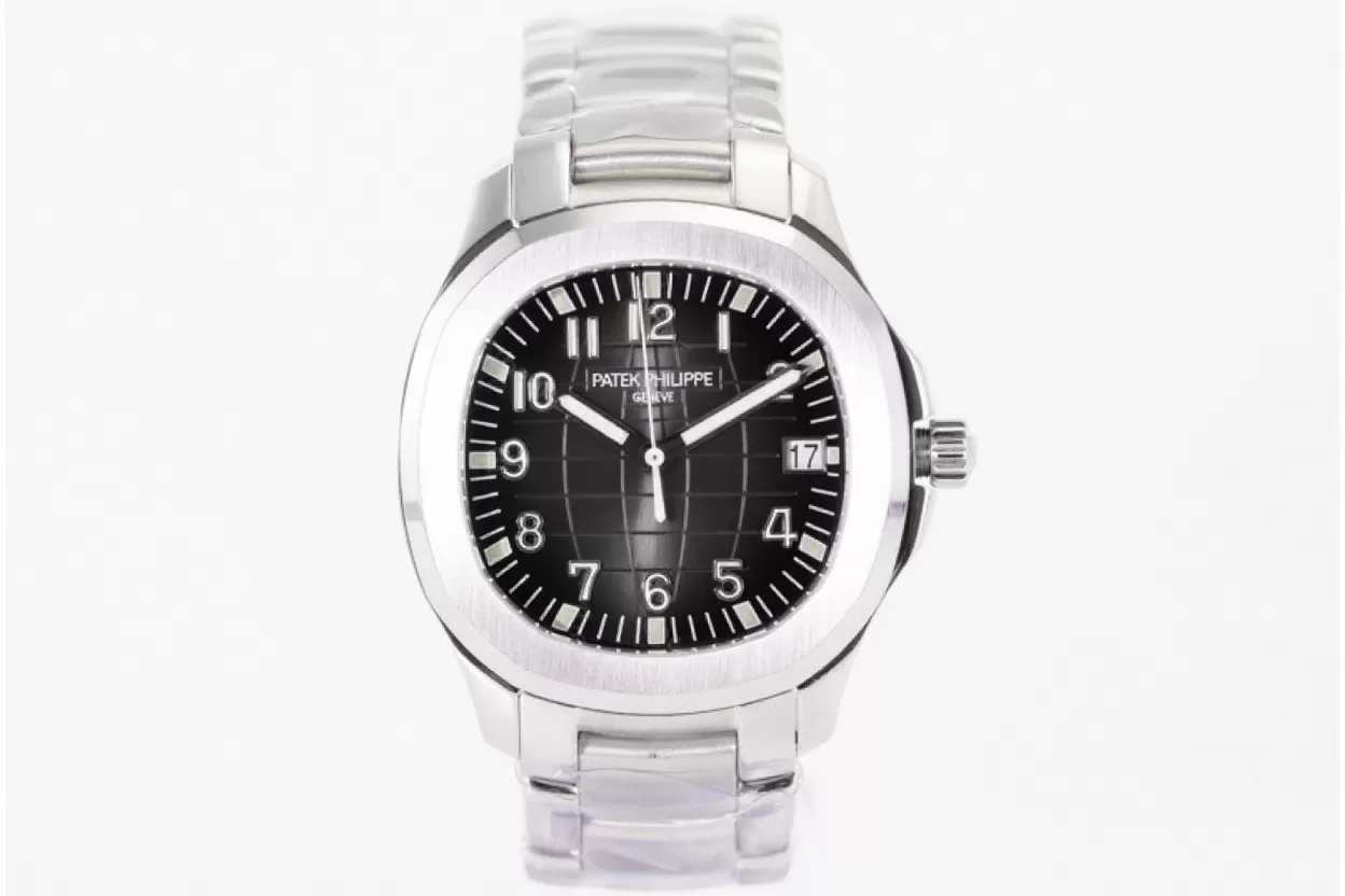 Patek Philippe - Aquanaut Ref.5167 SS/SS Black/Num 3KF 1:1 Asia 324