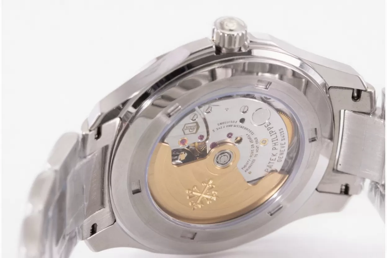 Patek Philippe - Aquanaut Ref.5167 SS/SS Black/Num 3KF 1:1 Asia 324 - Image 5