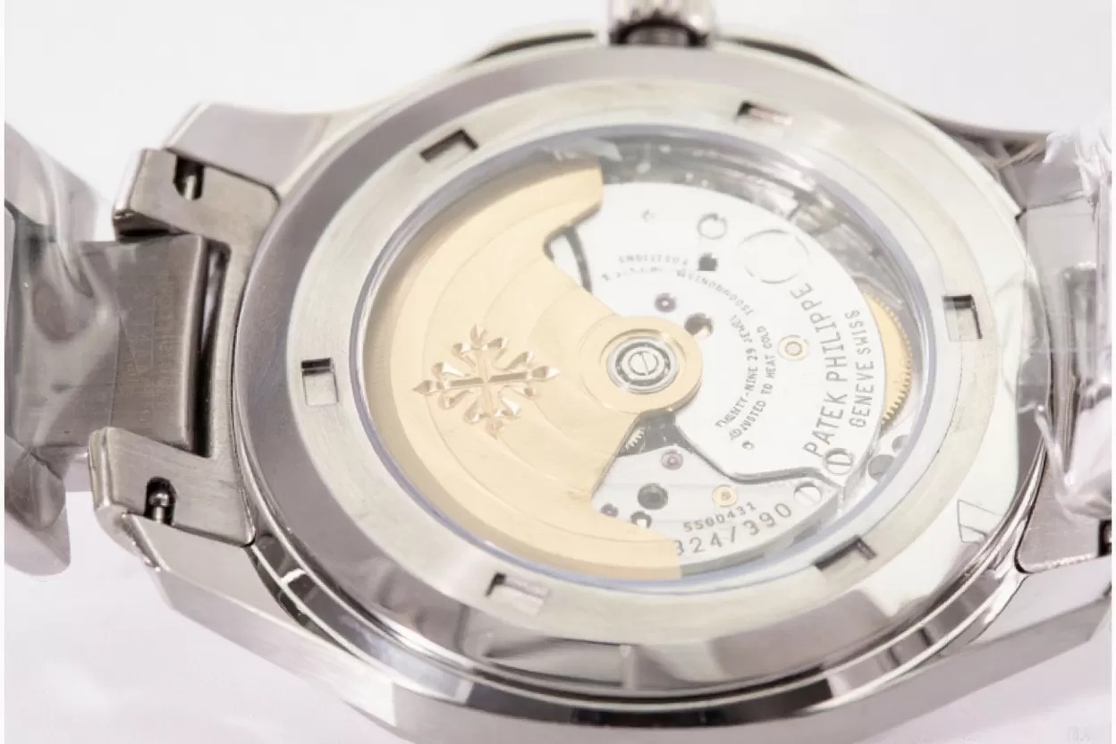 Patek Philippe - Aquanaut Ref.5167 SS/SS Black/Num 3KF 1:1 Asia 324 - Image 7
