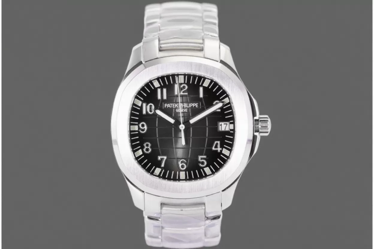 Patek Philippe - Aquanaut Ref.5167 SS/SS Black/Num 3KF 1:1 Asia 324 - Image 16