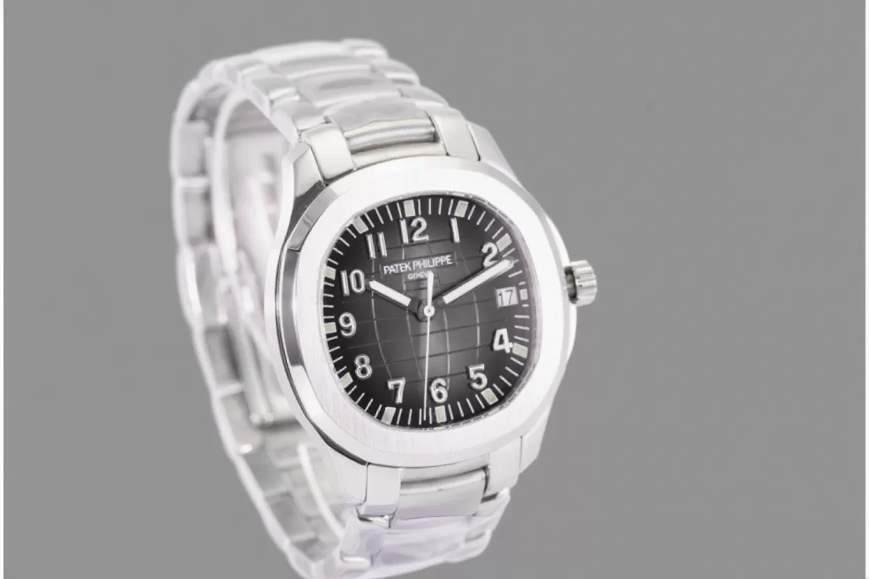 Patek Philippe - Aquanaut Ref.5167 SS/SS Black/Num 3KF 1:1 Asia 324 - Image 19