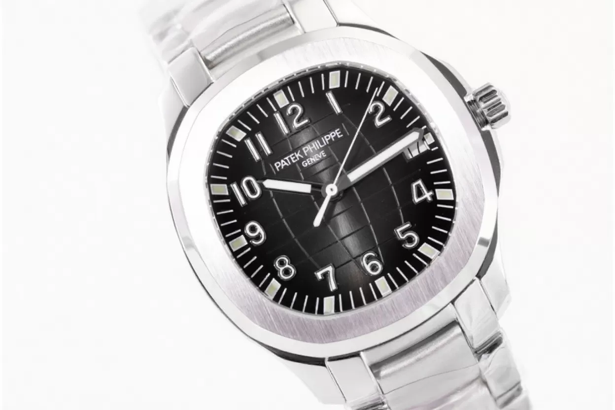 Patek Philippe - Aquanaut Ref.5167 SS/SS Black/Num 3KF 1:1 Asia 324 - Image 25