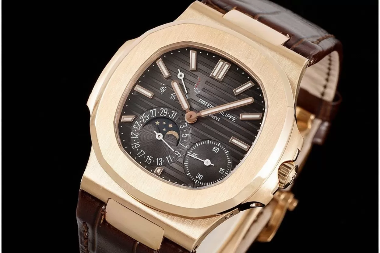 Nautilus 40mm 5712 RG/LE Brown/Stk PPF A240 Super Clone