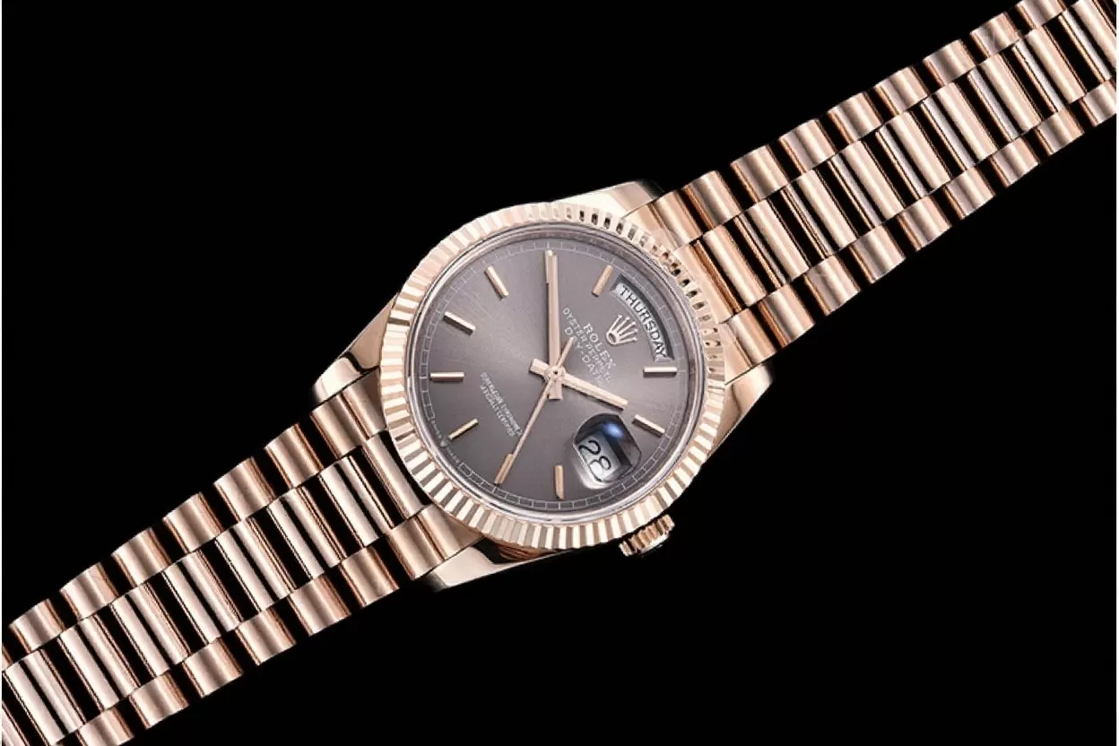 Rolex - DayDate 36mm Flt RG/RG Grey Stk BP Asia 2836 - Image 7
