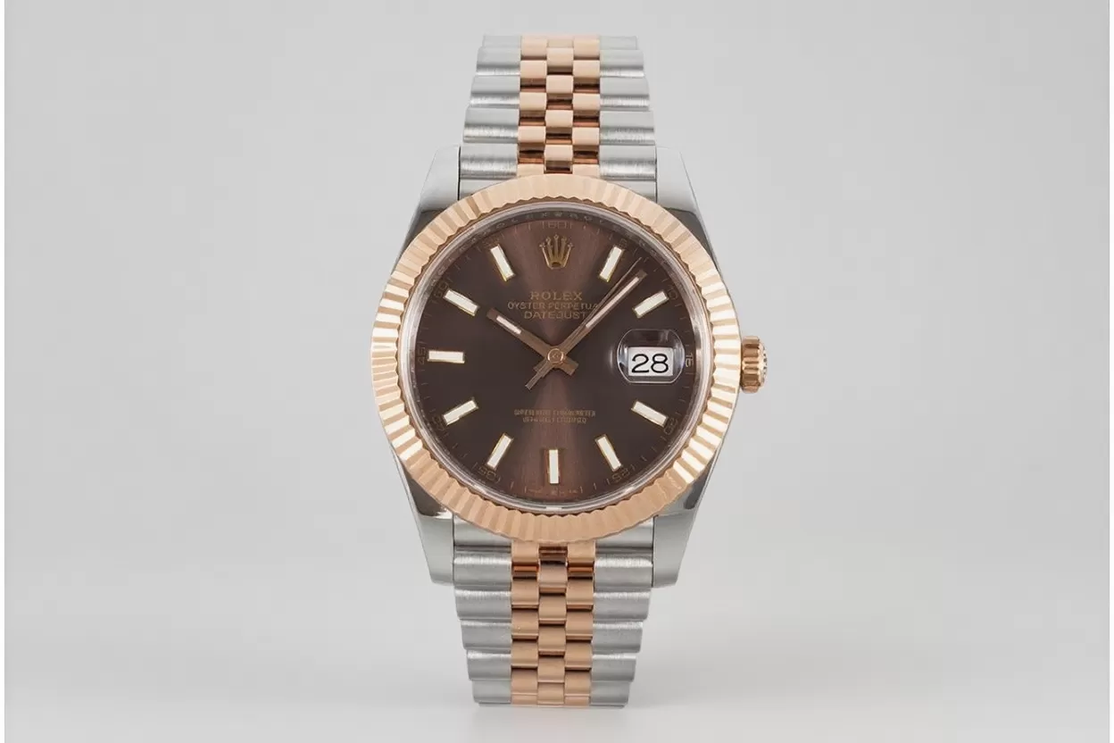 Datejust 126331 41mm Jub SS/RG Brown/Stk VSF DD3235 - Image 4